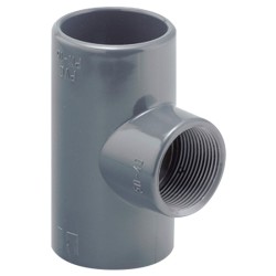 Трійник перехідний 90° ПВХ Hidroten 1002242, BP, d75 мм, 1"